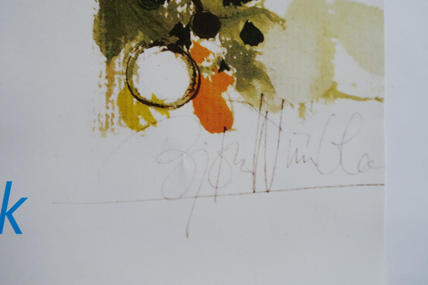2007 Bjørn Wiinblad German Exhibition Poster