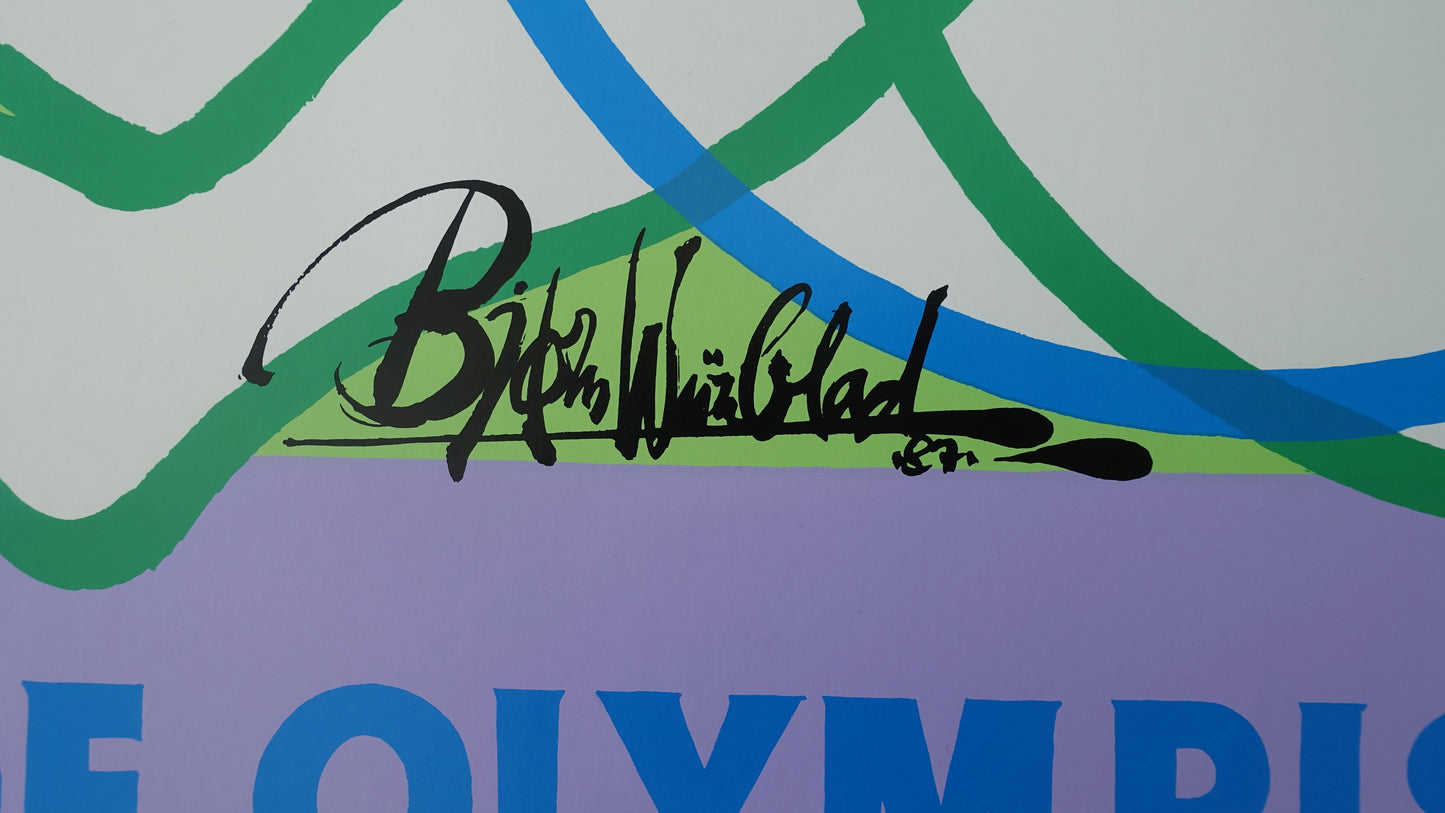 1988 Wiinblad Paralympic Games Seoul - Original Vintage Poster