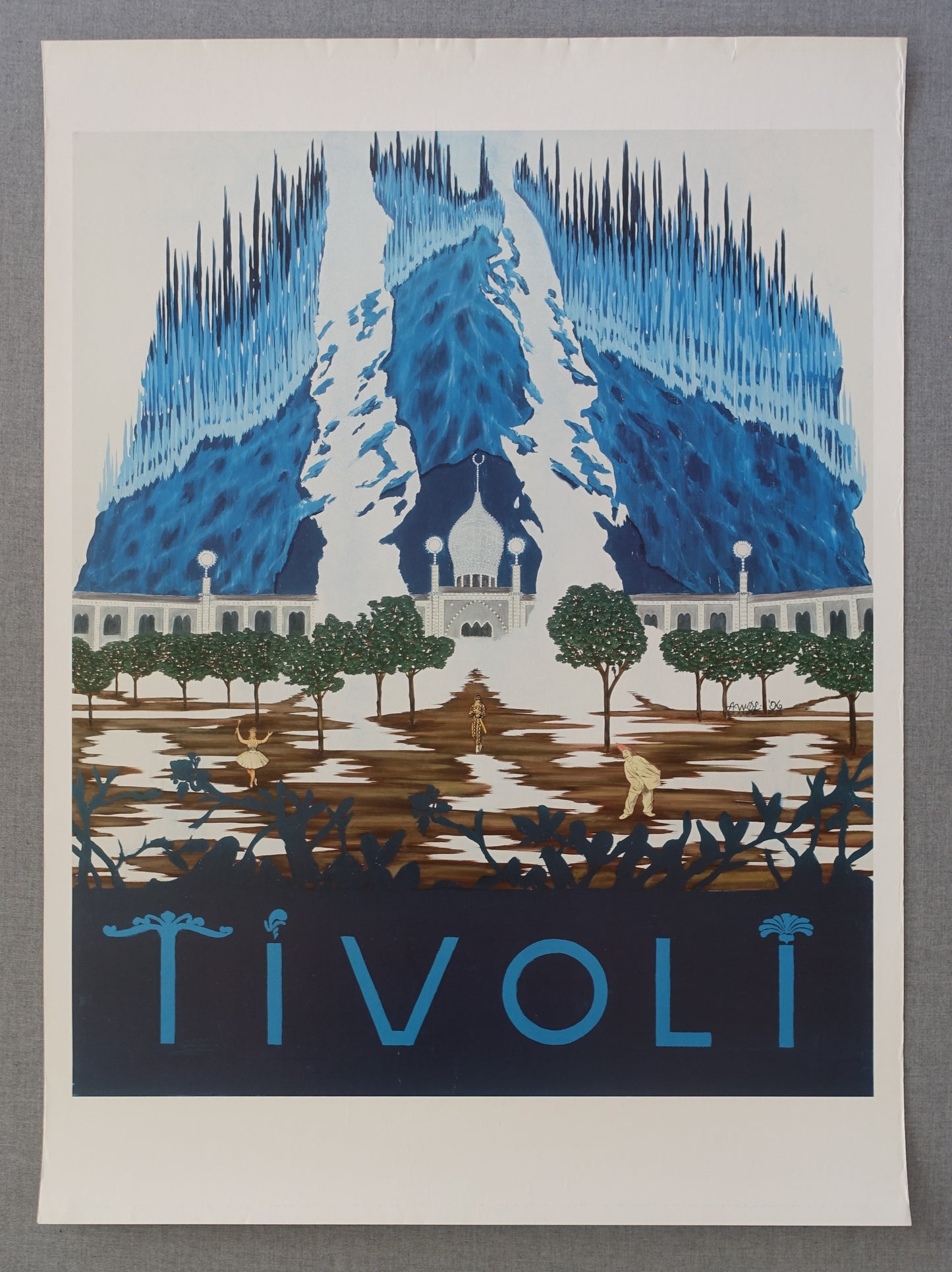 2006 Tivoli Gardens Poster by Anders Larsen - Original Vintage Poster