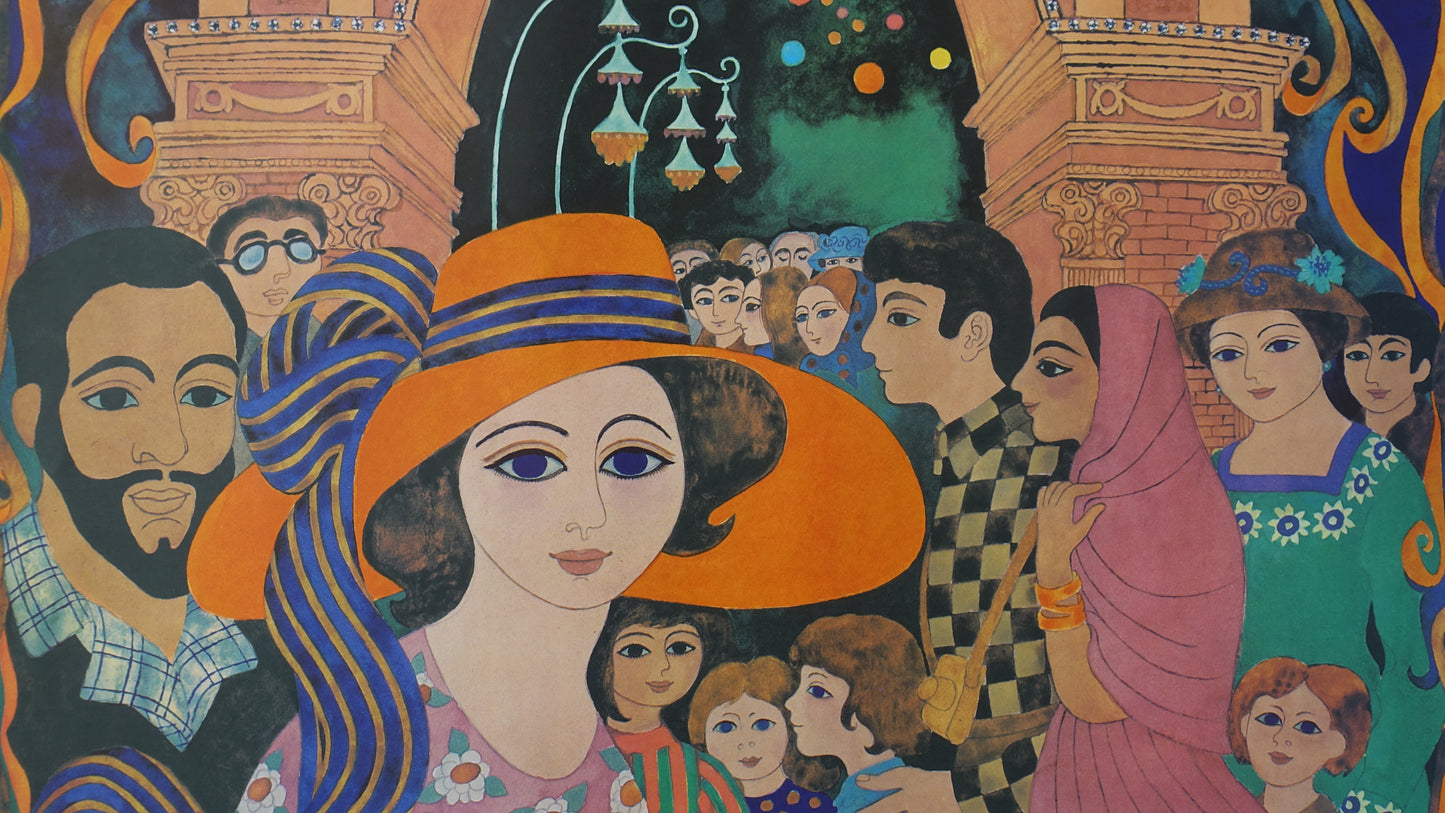 1978 Tivoli Gardens by Kamma Svensson - Original Vintage Poster