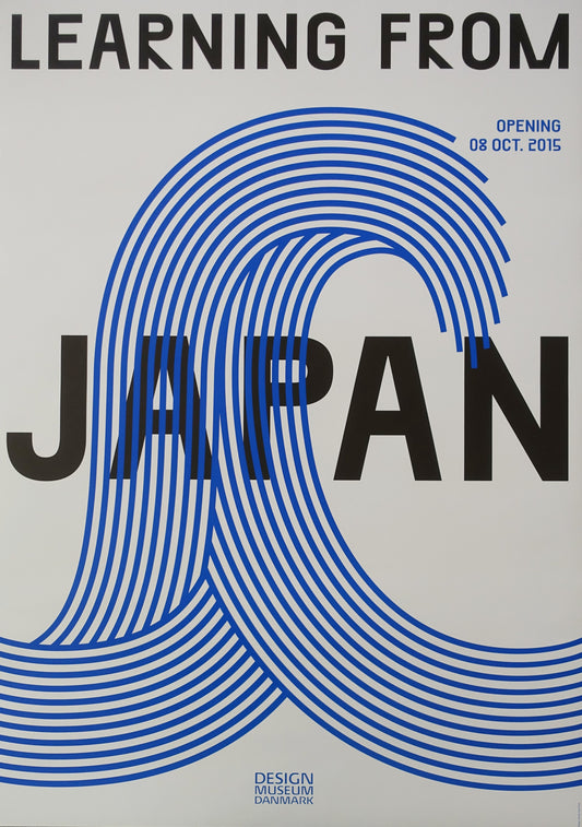2015 Learning from Japan - Exhibition on Design Museum Denmark - Original Vintage Poster