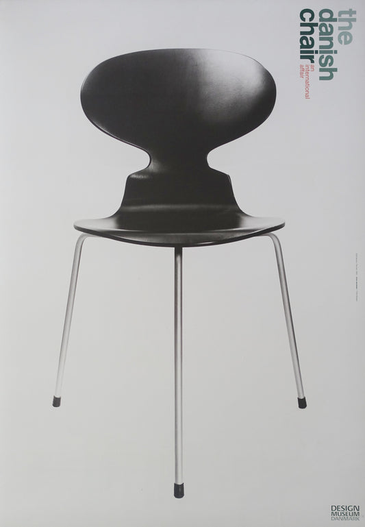 2014 Arne Jacobsen Ant Chair Design Museum Denmark - Original Vintage Poster