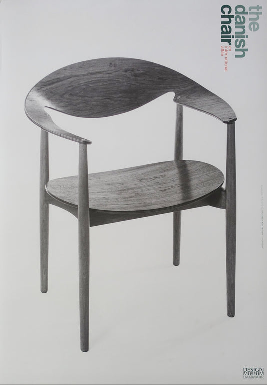 2014 Axel Bender Madsen & Ejner Larsen Metropolitan Chair Design Museum Denmark - Original Vintage Poster