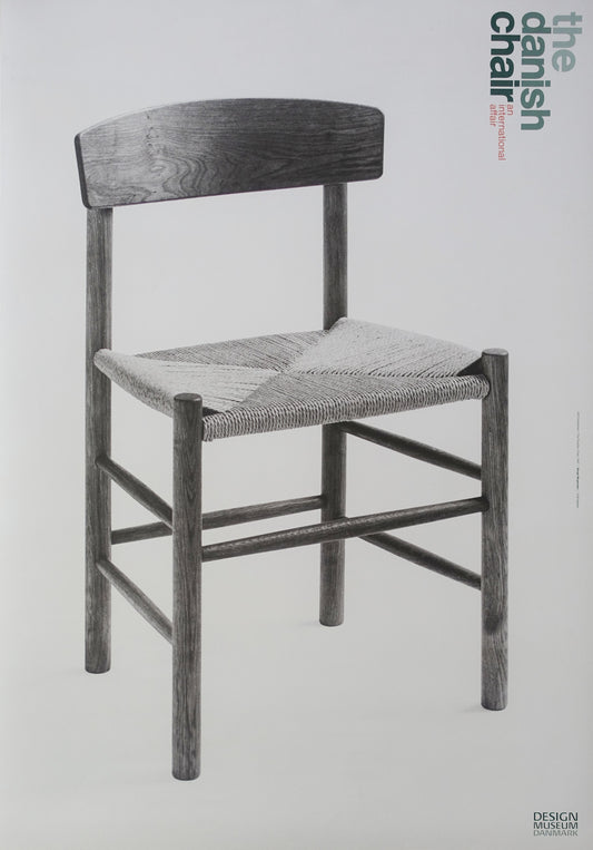 2014 Børge Mogensen Peoples Chair Design Museum Denmark - Original Vintage Poster