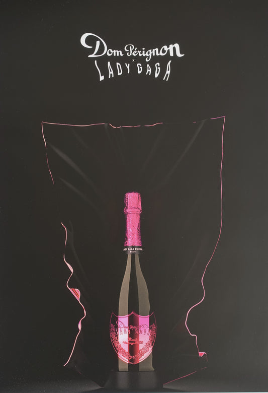 2012 Dom Perignon Champagne Lady Gaga Edition - Original Vintage Poster