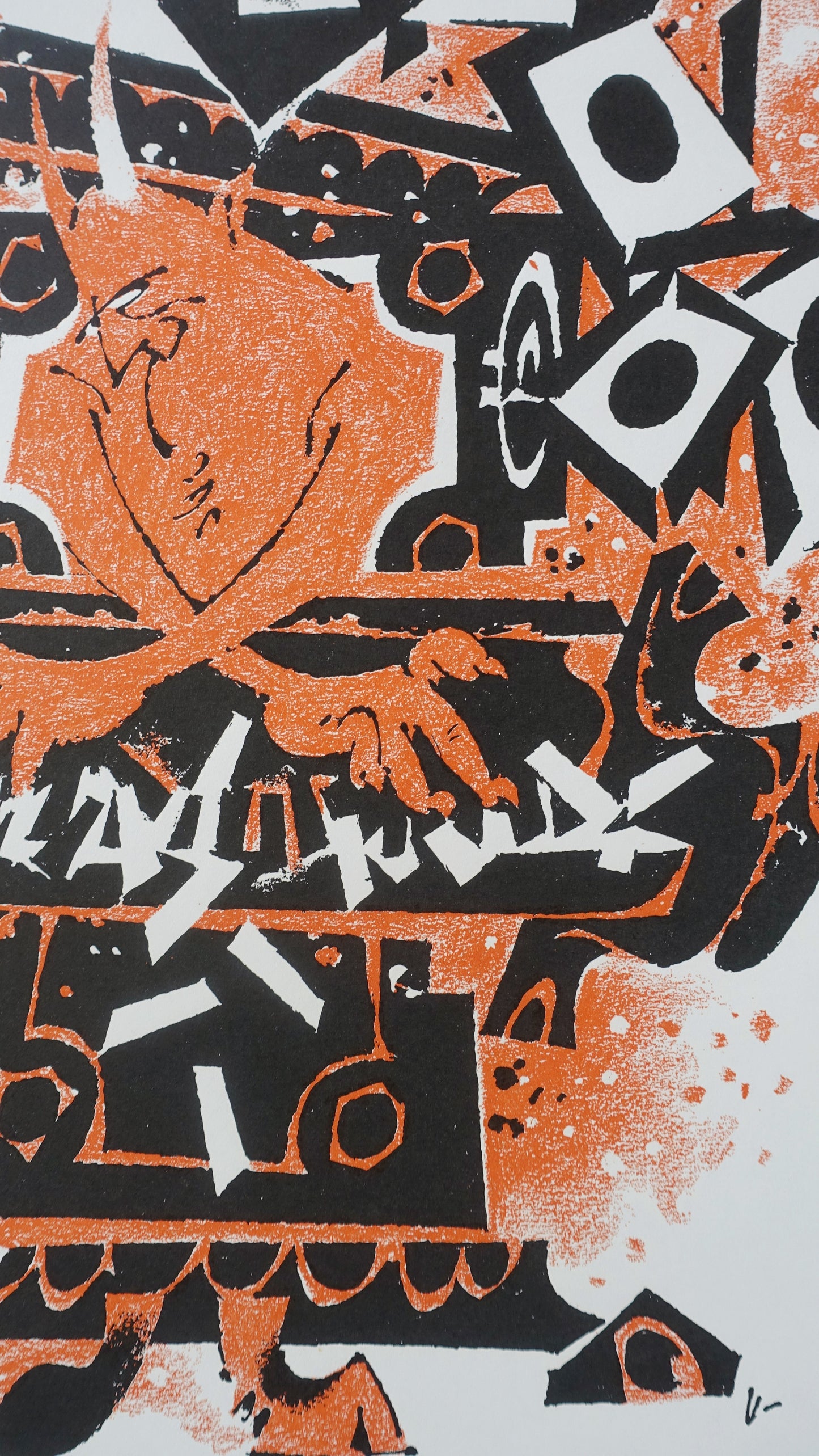1971 Anti-war poster by Arne Ungermann - Original Vintage Poster