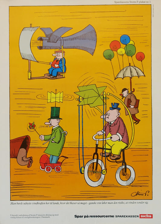 1977 Storm P. Museum Advertisement - Original Vintage Poster