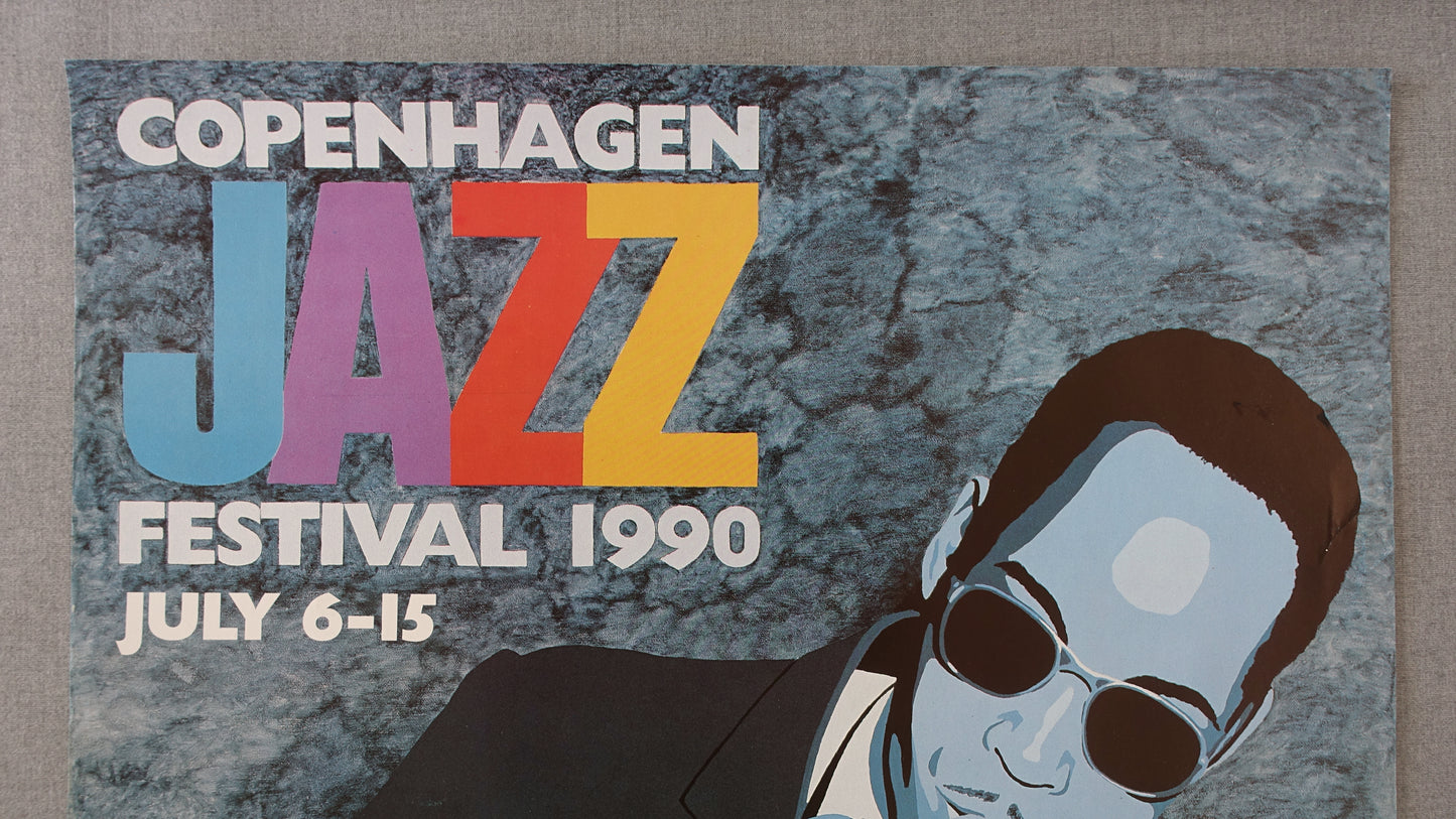 1990 Copenhagen Jazz Festival - Original Vintage Poster