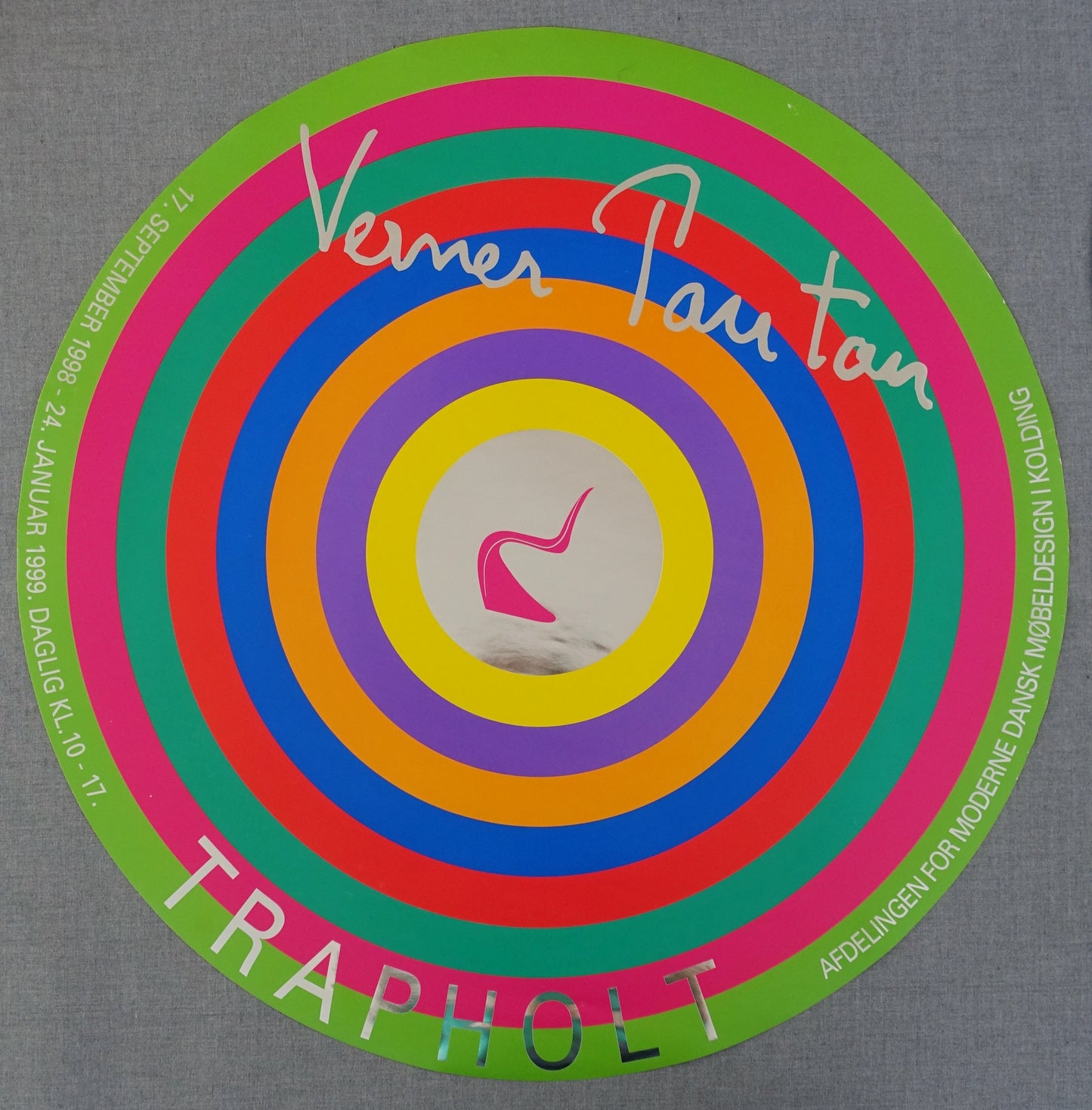 1997 Verner Panton Exhibition - Original Vintage Poster