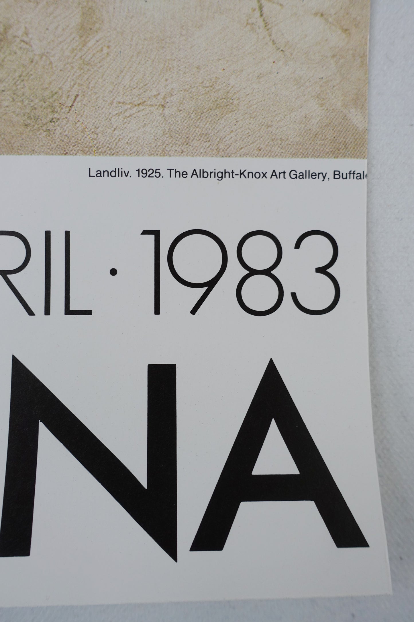 1983 Chagall Peasant Life on Louisiana Museum of Modern Art - Original Vintage Poster