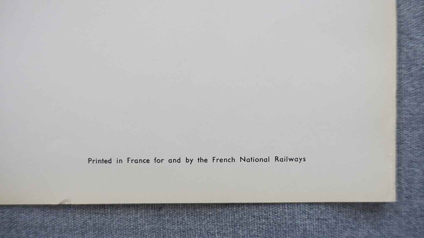 1970 Salvador Dalí - Advertisement for SNCF French National Railways (Rousillon) - Original Vintage Poster