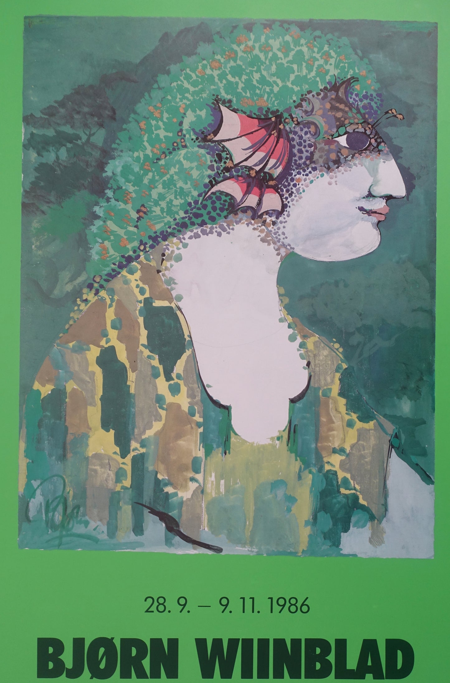 1986 Wiinblad's A Midsummer Night’s Dream Oberon (text version) - Original Vintage Poster