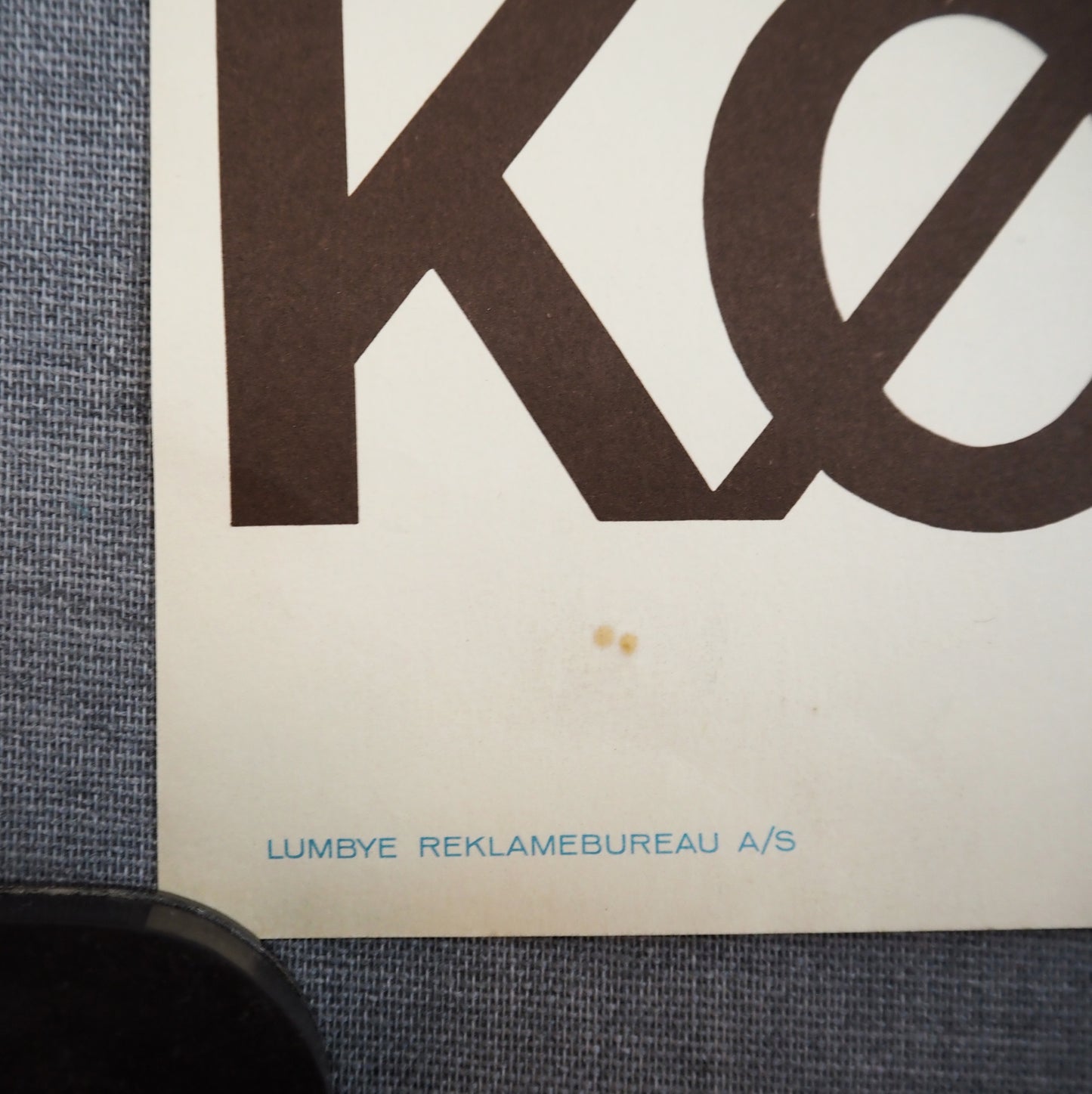 1960s Danish Coffee Poster - Original Vintage Poster