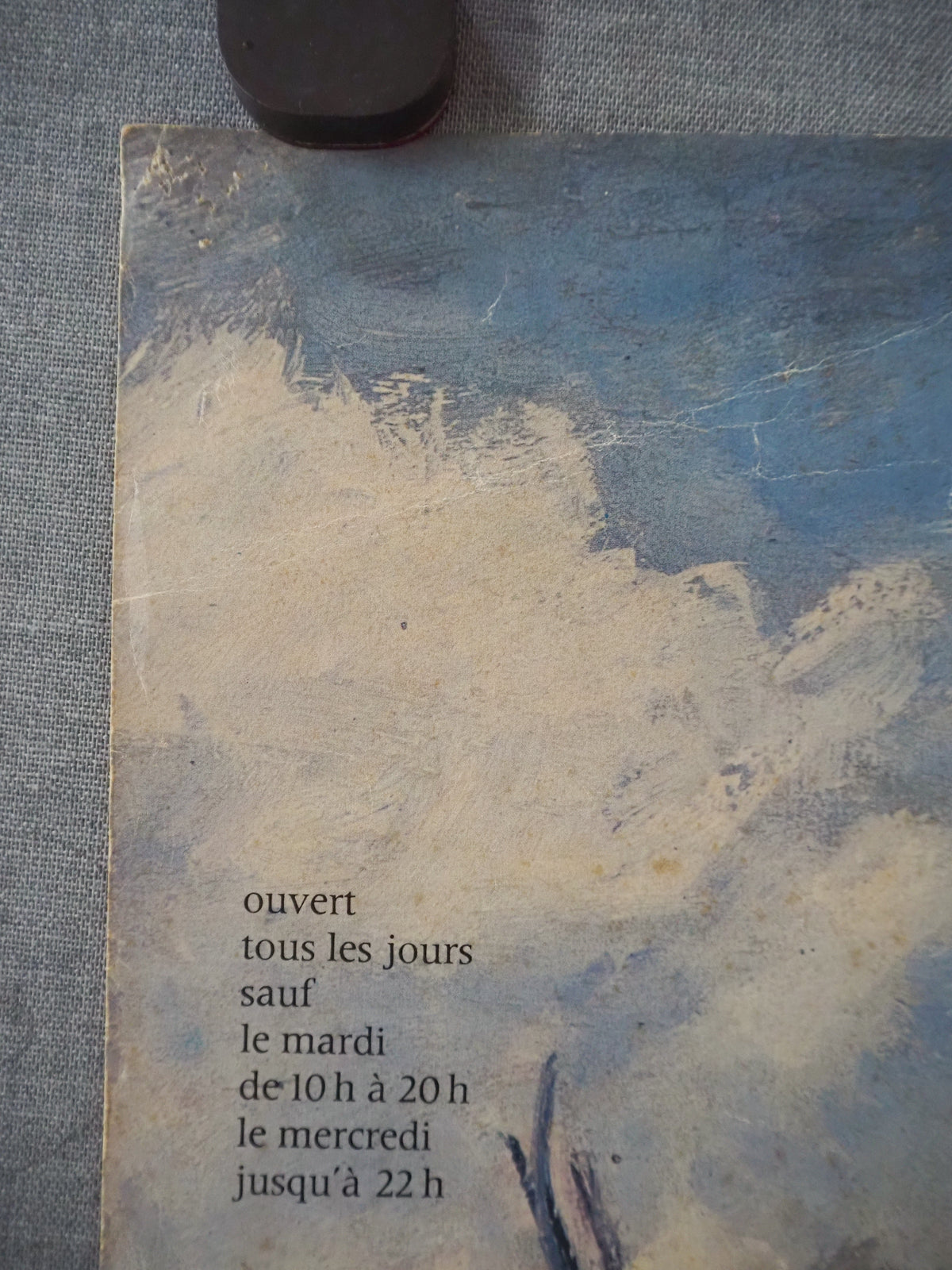 1980 Monet Exhibition Poster Champs de tulipes en Hollande - Original Vintage Poster