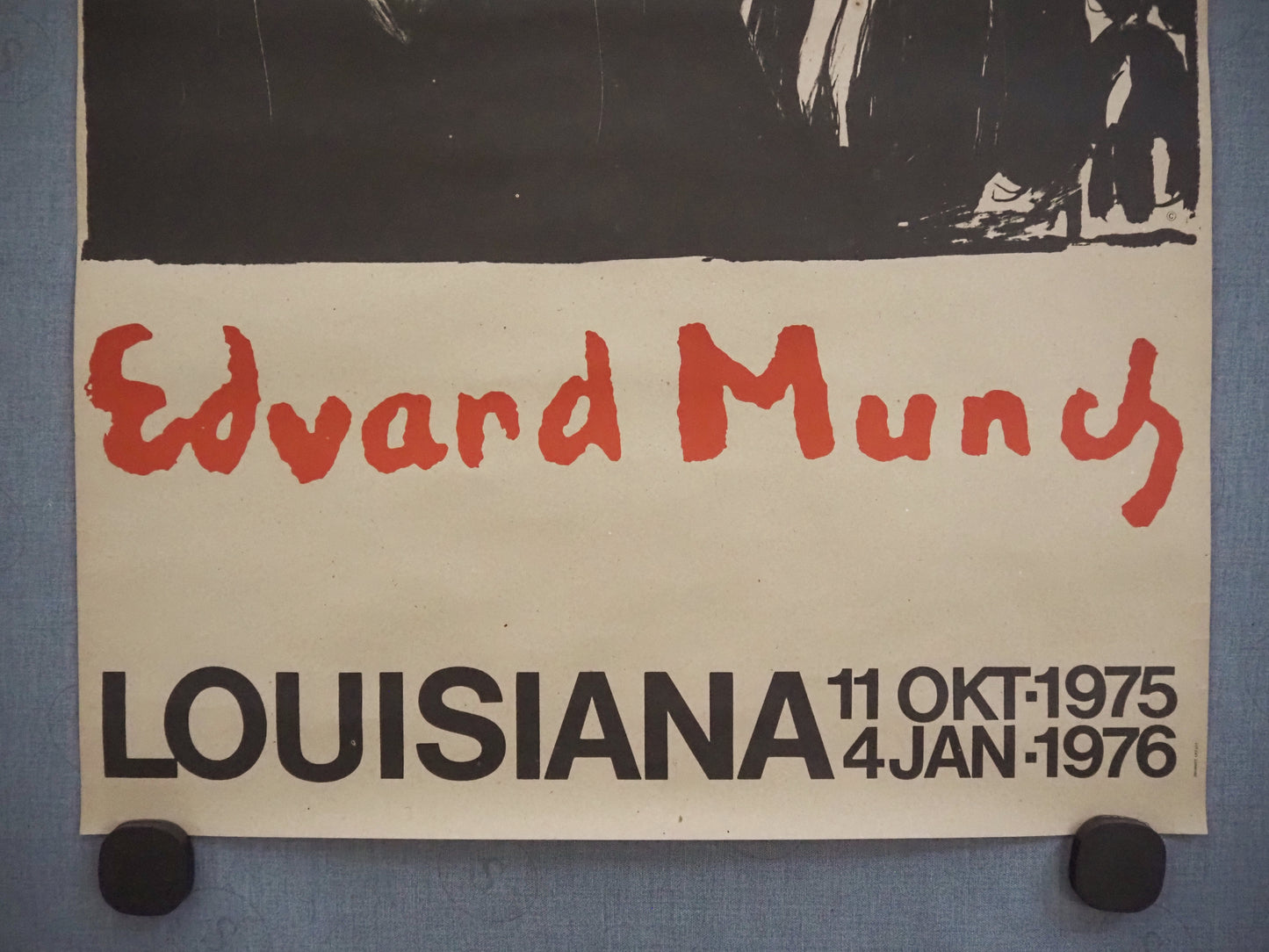 1975 Edvard Munch Louisiana Modern Art - Original Vintage Poster