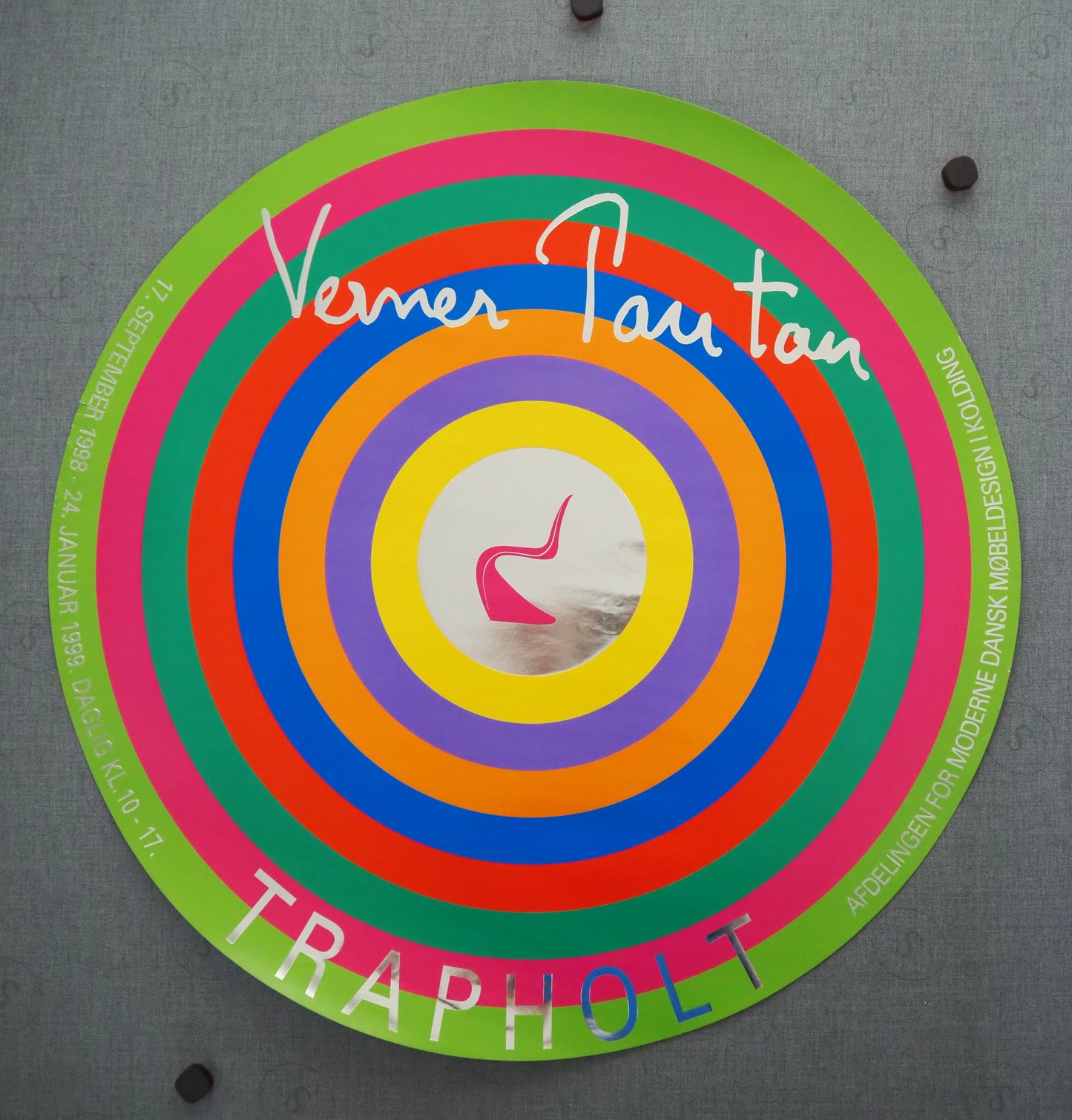 1997 Verner Panton Exhibition - Original Vintage Poster