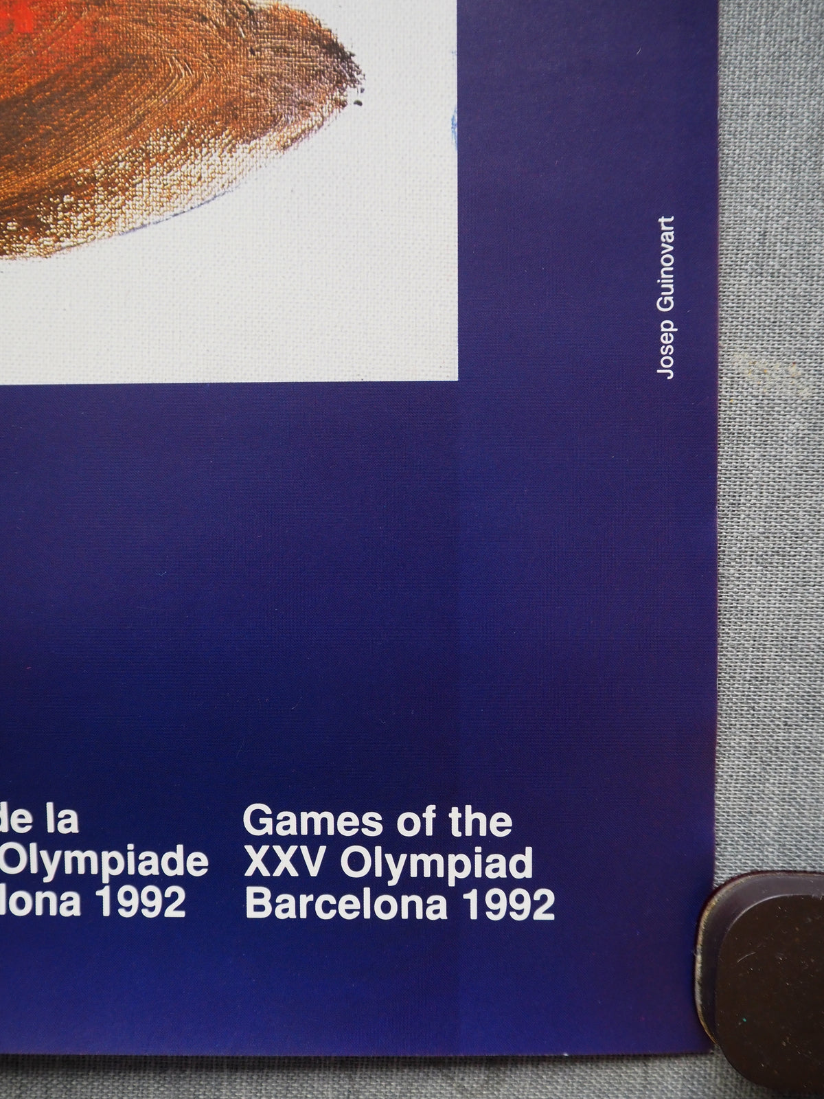 1992 Summer Olympic Games Barcelona (Official Poster) by Josep Guinovart - Original Vintage Poster