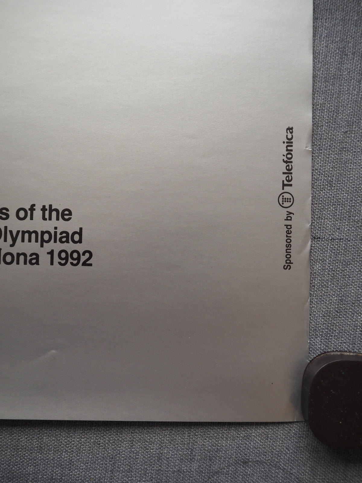 1992 Summer Olympic Games Barcelona (Official Poster) by Albert Istern - Original Vintage Poster