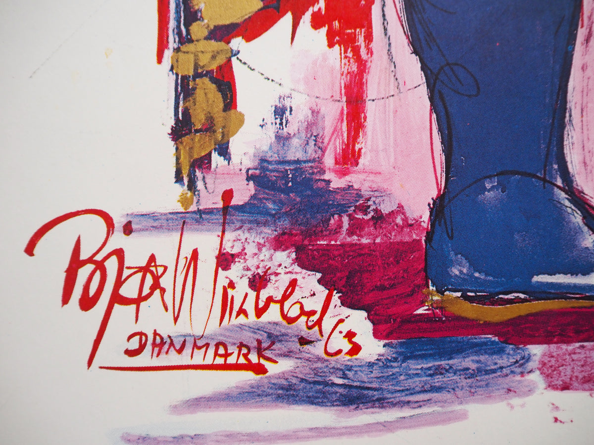1963 Romeo & Juliet by Bjørn Wiinblad (sketch) - Original Vintage Poster
