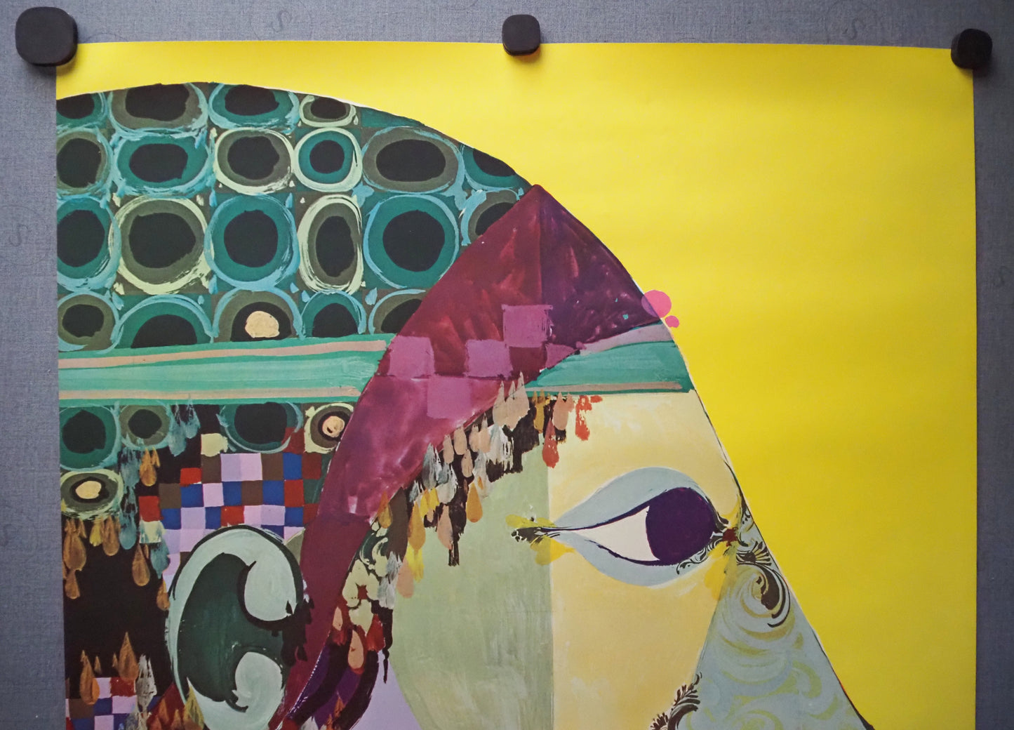 1971 Wiinblad's 1001 Nights "Portrait of Scheherazade" (Head) - Original Vintage Poster