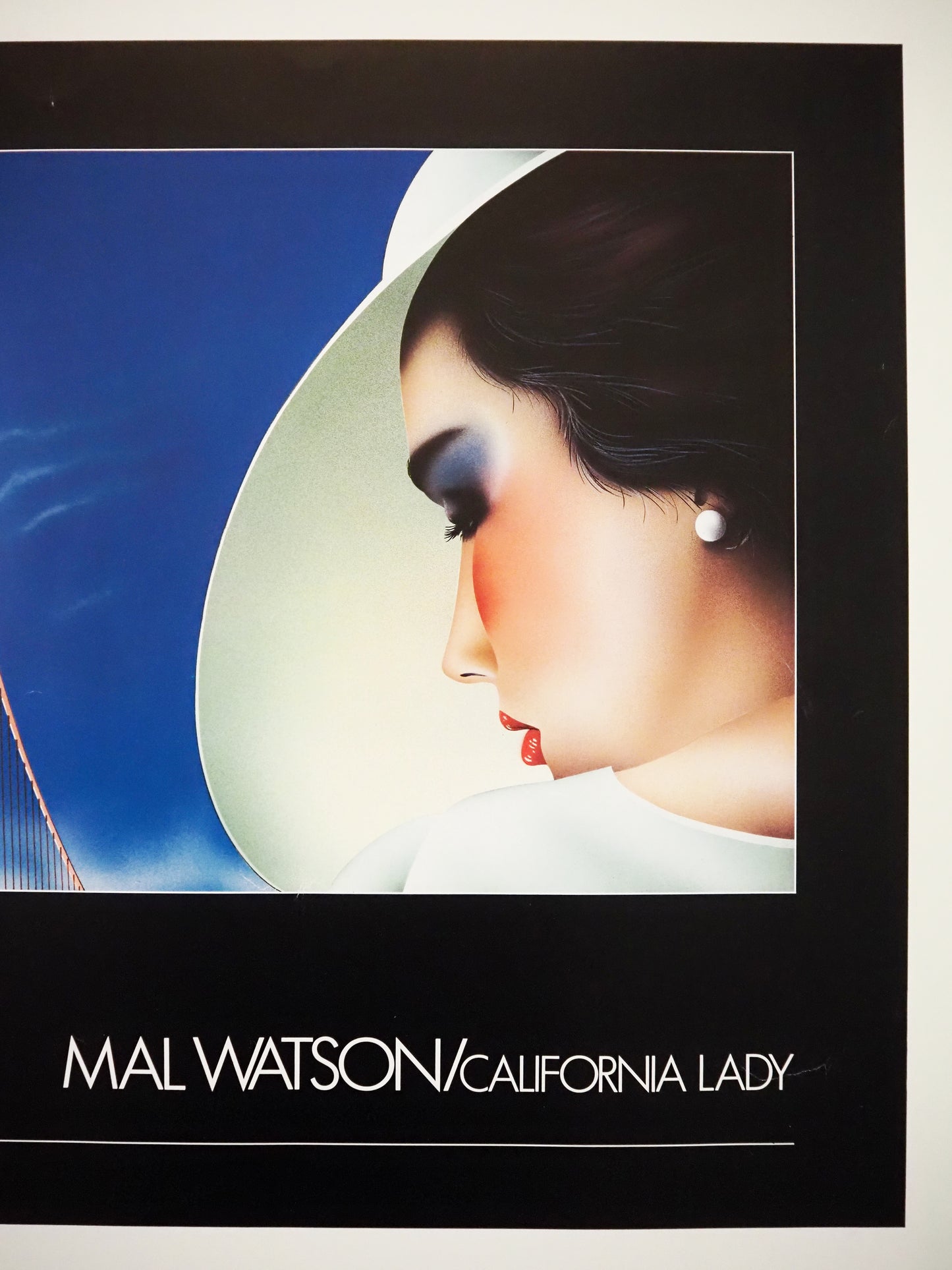 1983 California Lady by Mal Watson - Original Vintage Poster