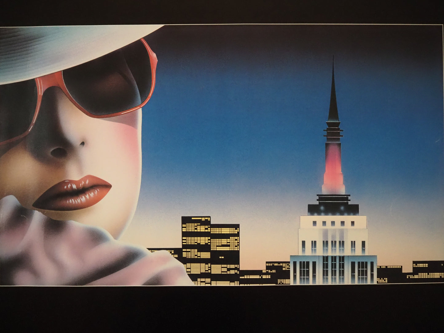1983 Midnight Lady by Mal Watson - Original Vintage Poster