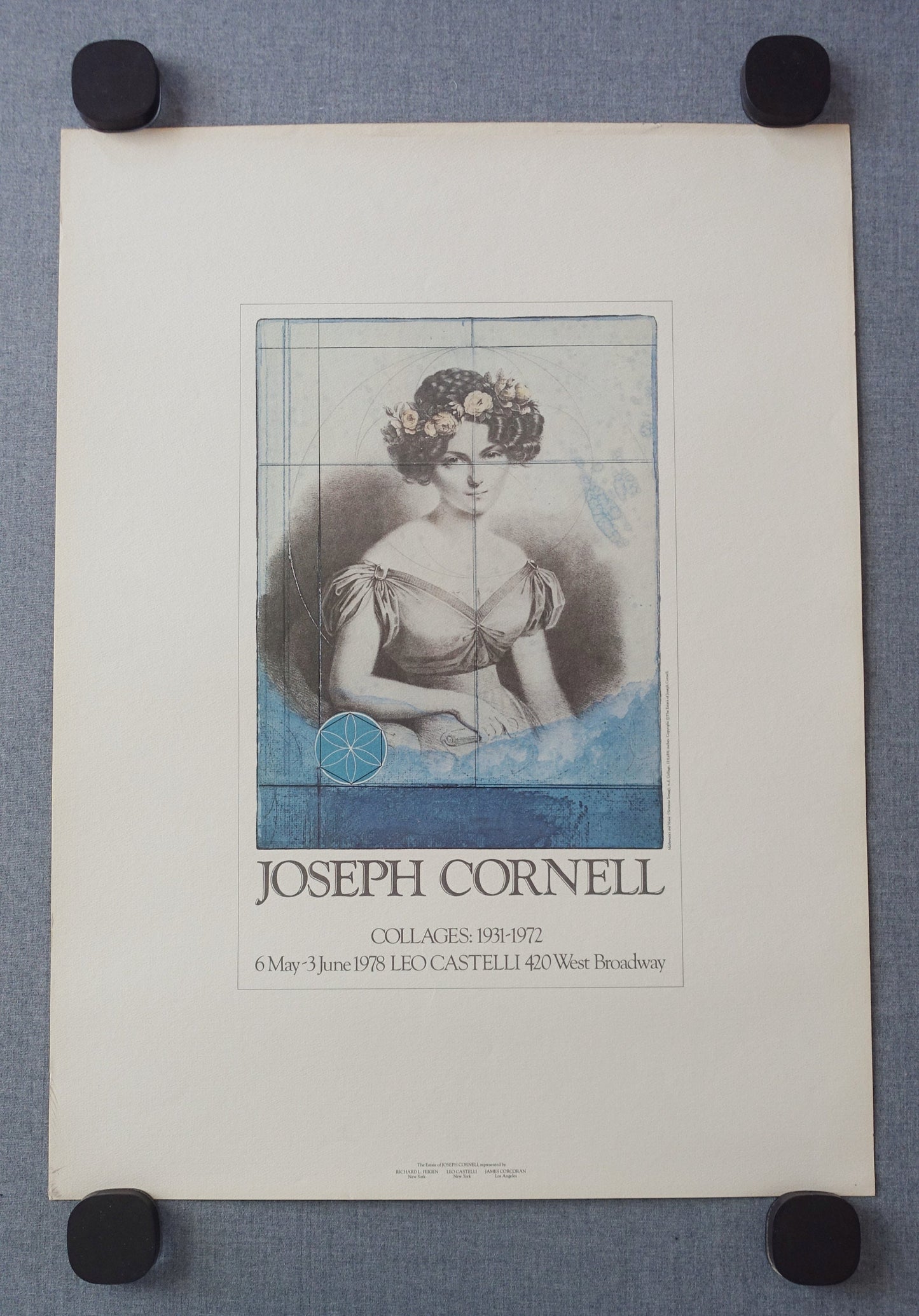 1978 Joseph Cornell Exhibition Poster New York - Original Vintage Poster