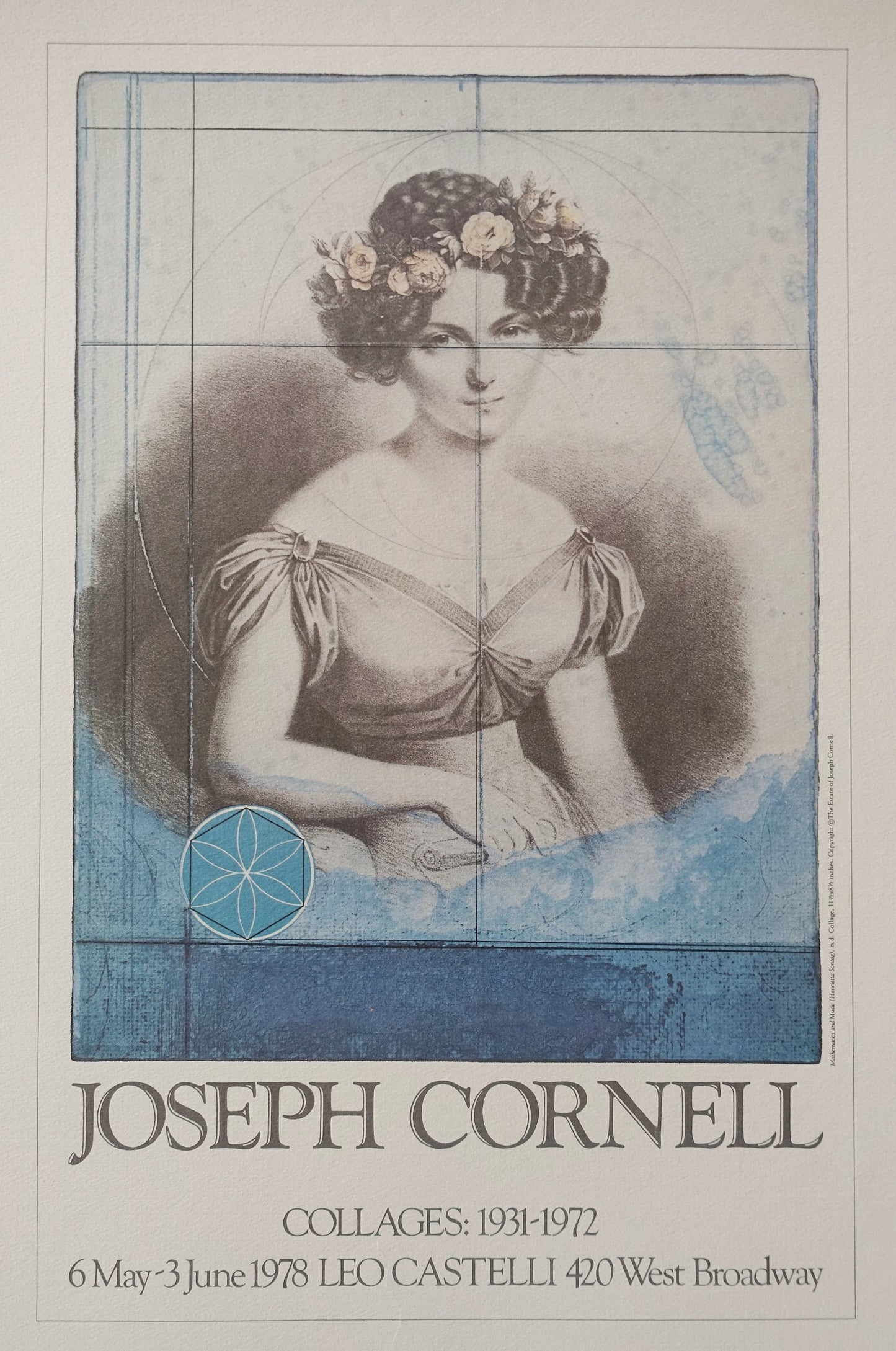 1978 Joseph Cornell Exhibition Poster New York - Original Vintage Poster