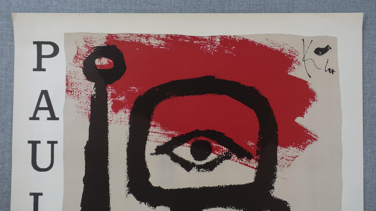 1959 Paul Klee Exhibition poster from Statens Museum For Kunst - Original Vintage Poster