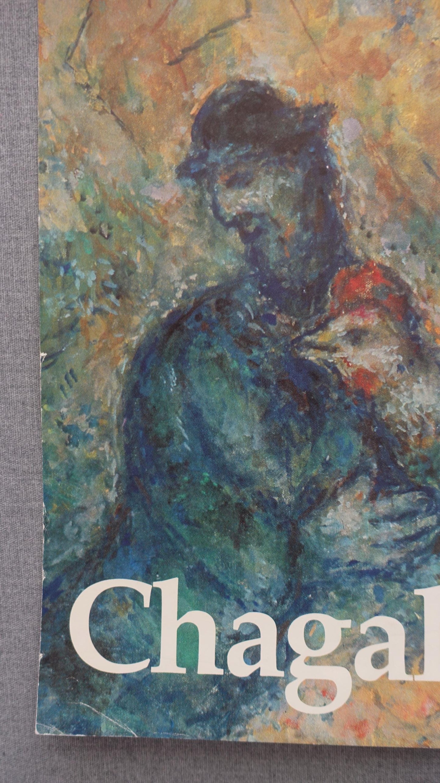 1990 Chagall on Louisiana Museum of Modern Art - Original Vintage Poster