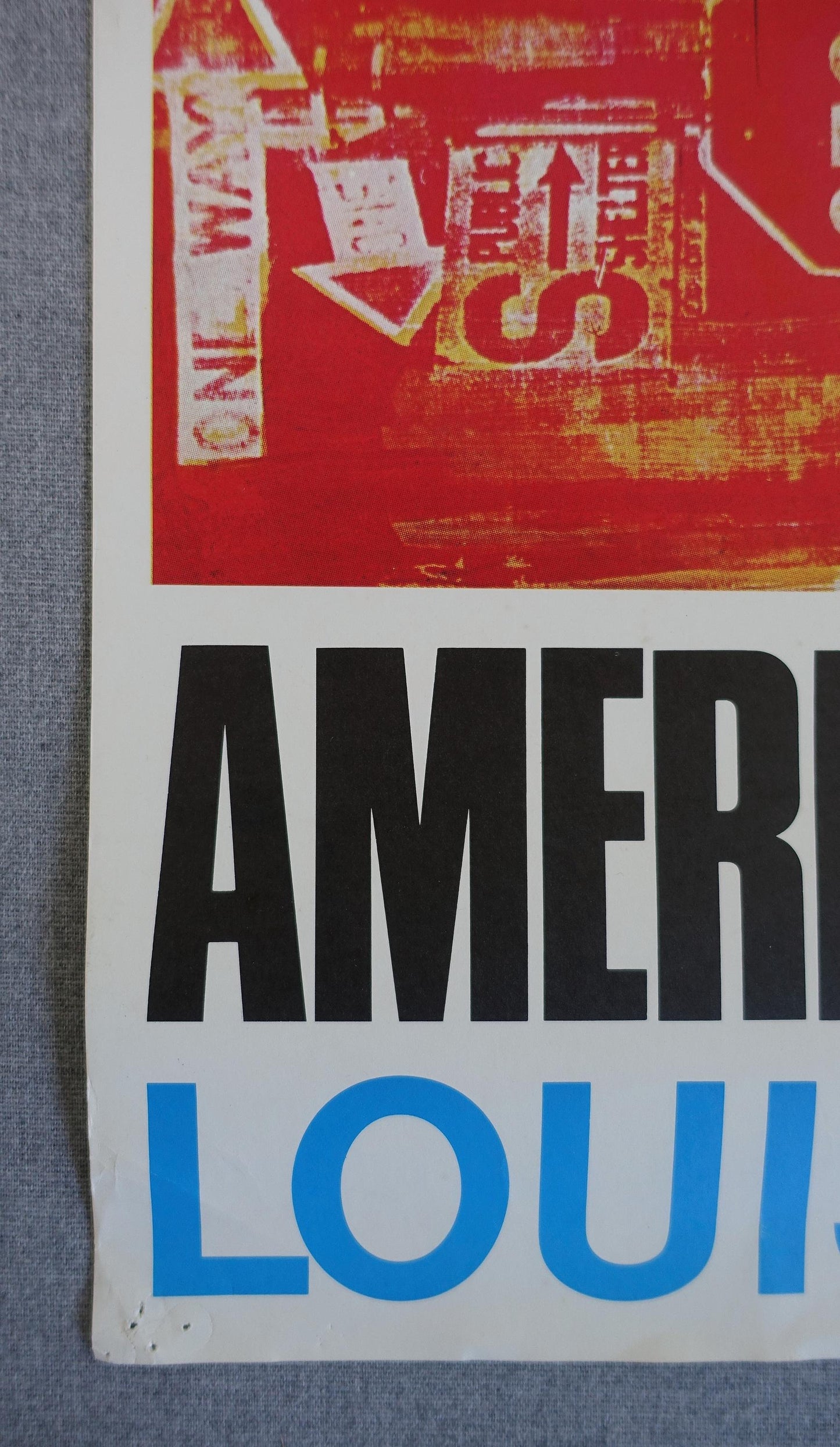1971 American Modern Art at Louisiana Museum - Original Vintage Poster