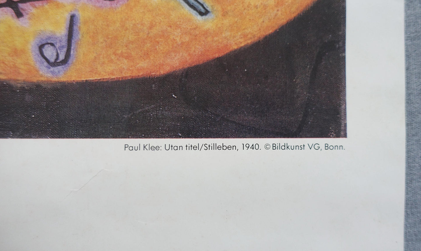 1991 Paul Klee Exhibition Poster Malmo Konsthall II - Original Vintage Poster