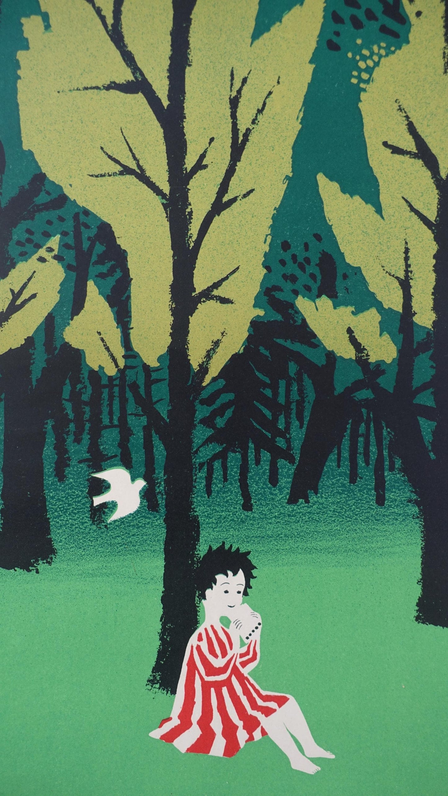 1950s Play Music Campaign Høyrup - Vintage Poster