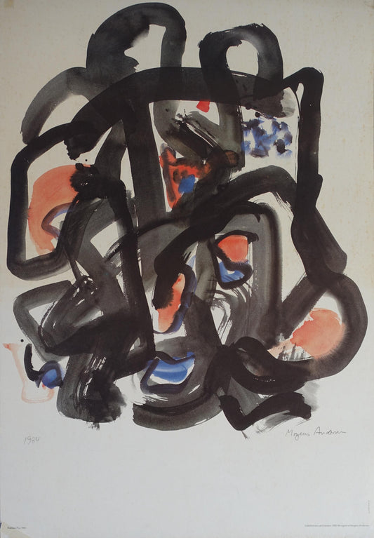 1984 Mogens Andersen Art Print - Original Vintage Poster