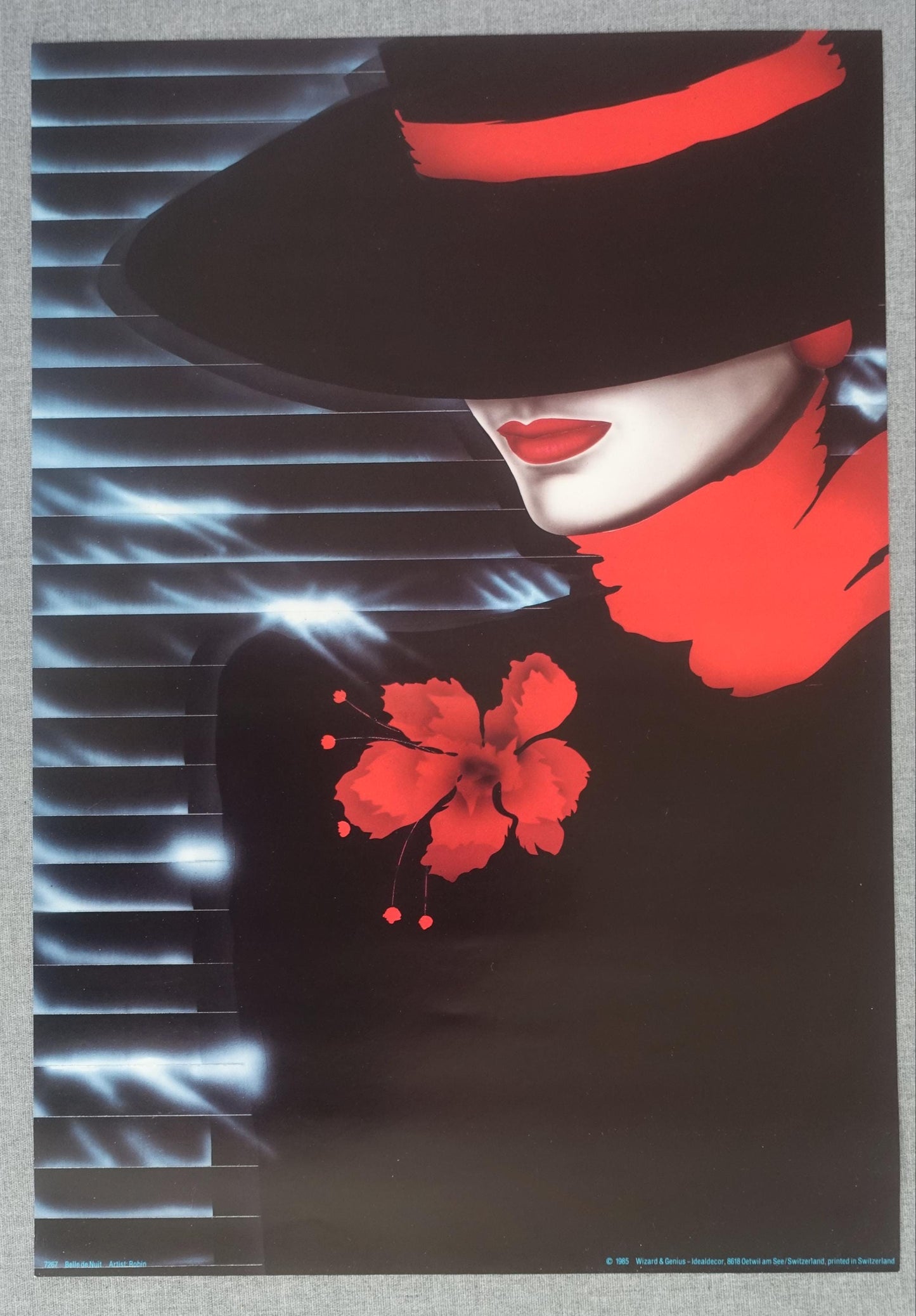 1985 Stylish Lady - Original Vintage Poster