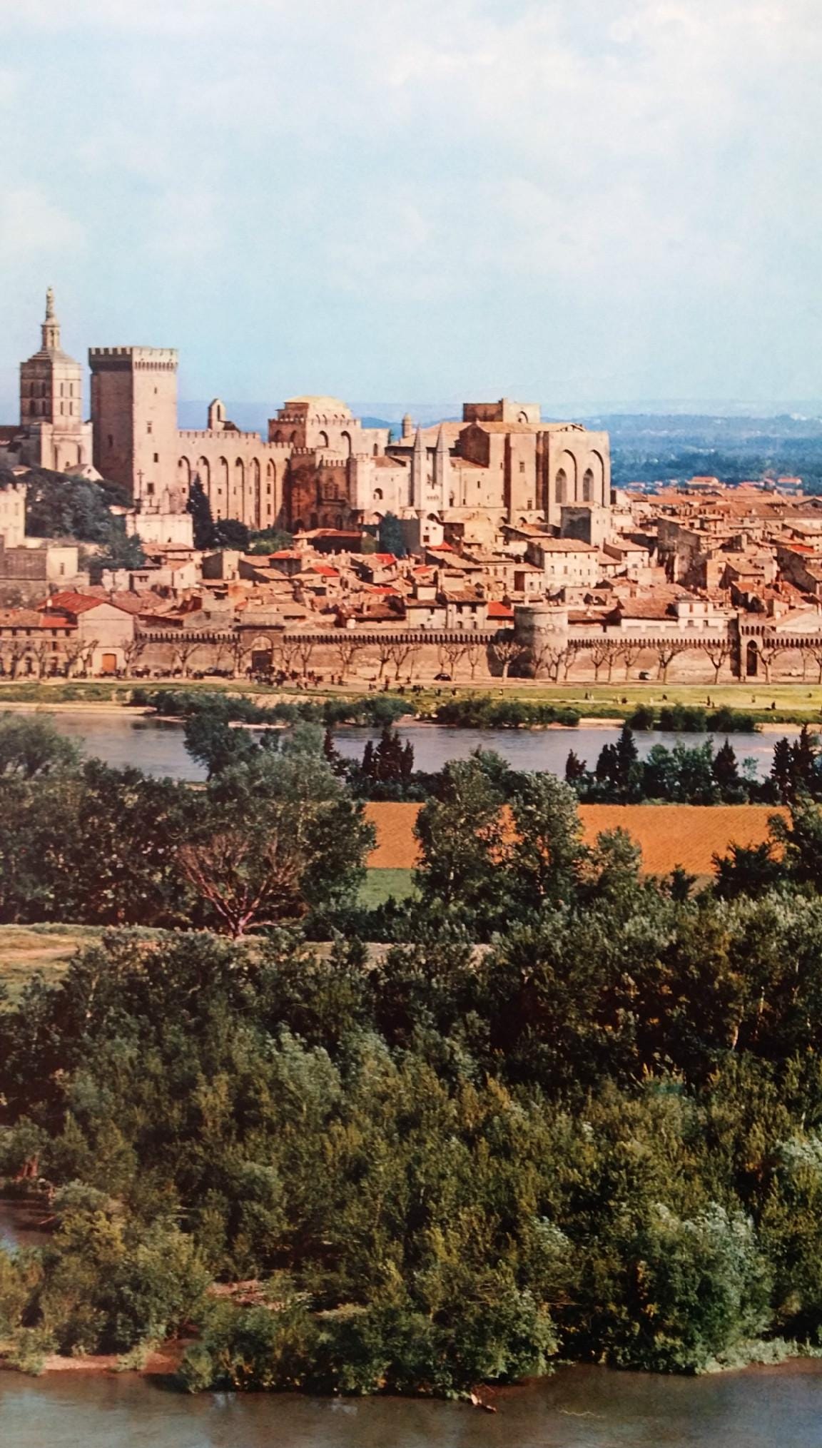 1960s France, Avignon Travel Poster - Original Vintage Poster