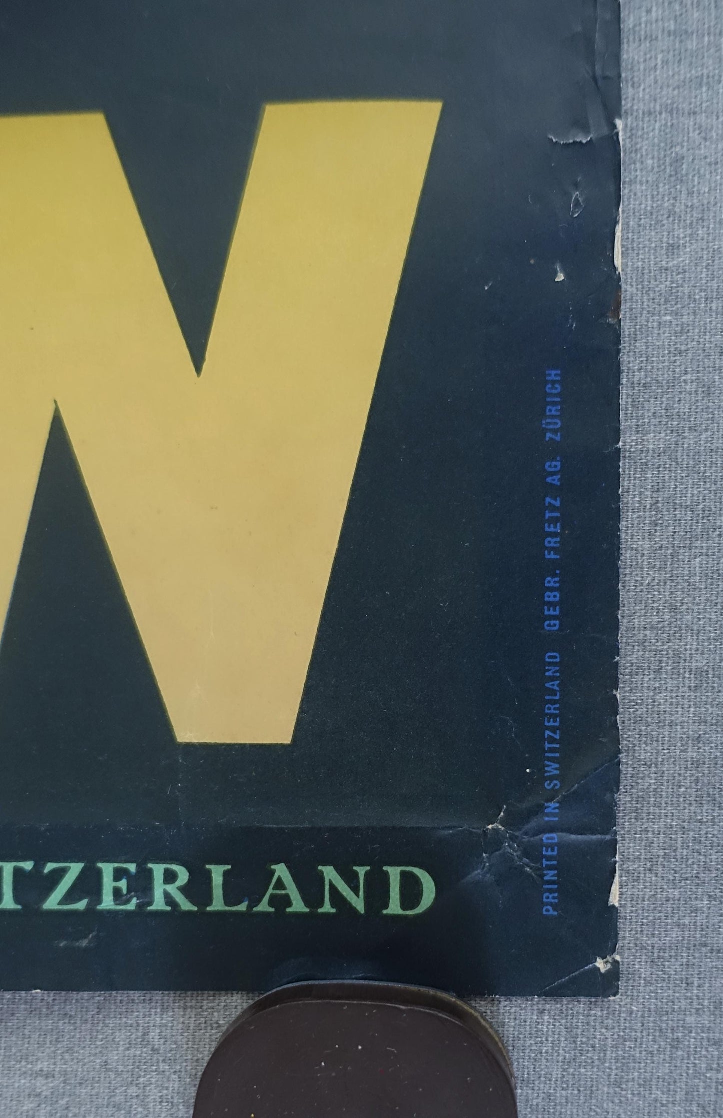 1930s Niesen Switzerland Ski Poster - Original Vintage Poster