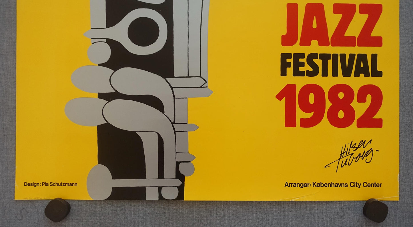 1982 Copenhagen Jazz Festival - Original Vintage Poster