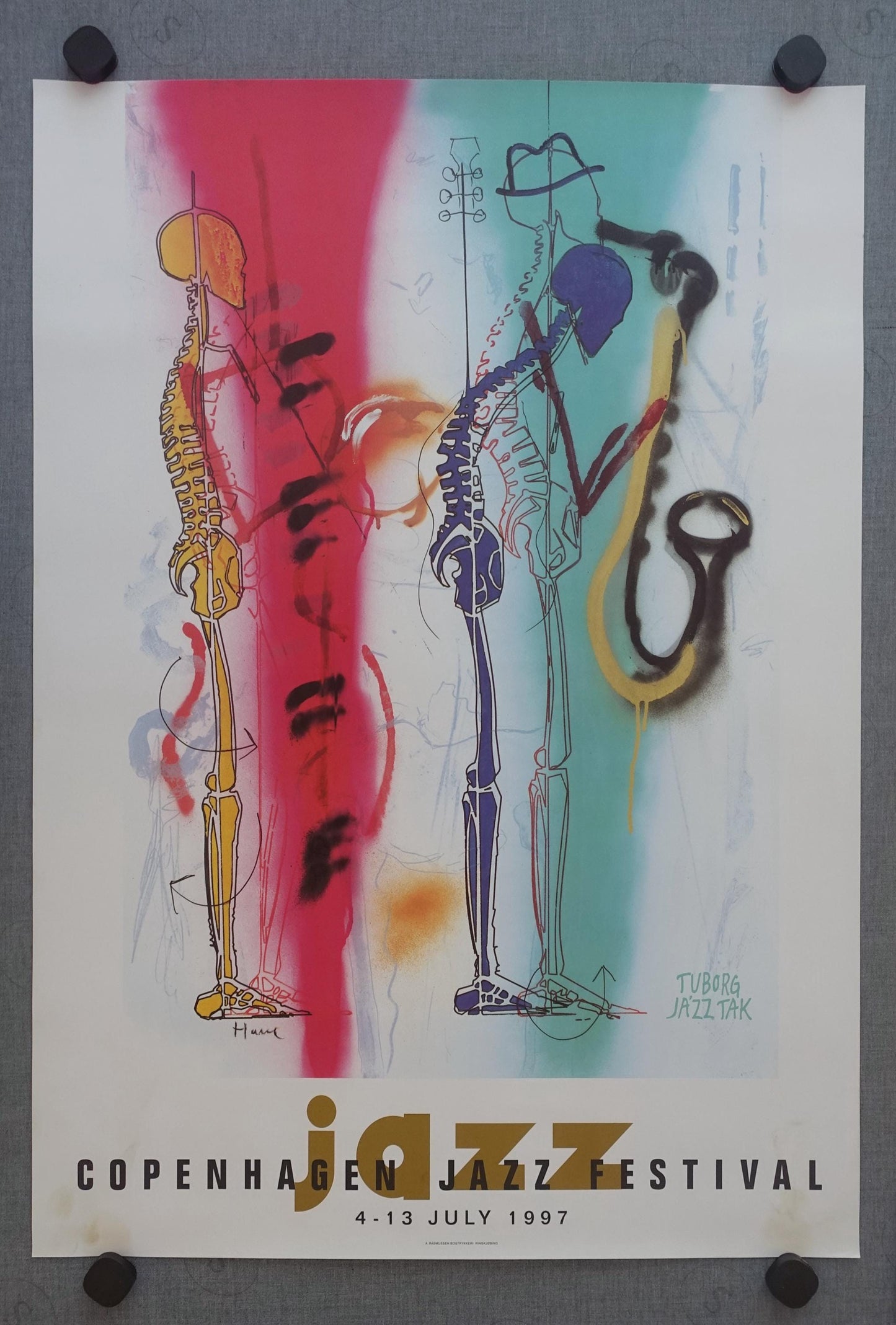 1997 Copenhagen Jazz Festival - Original Vintage Poster