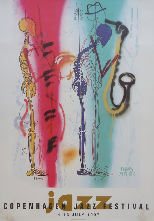 1997 Copenhagen Jazz Festival - Original Vintage Poster