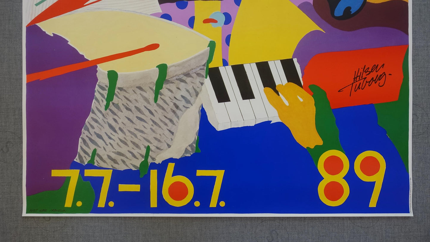 1989 Copenhagen Jazz Festival - Original Vintage Poster