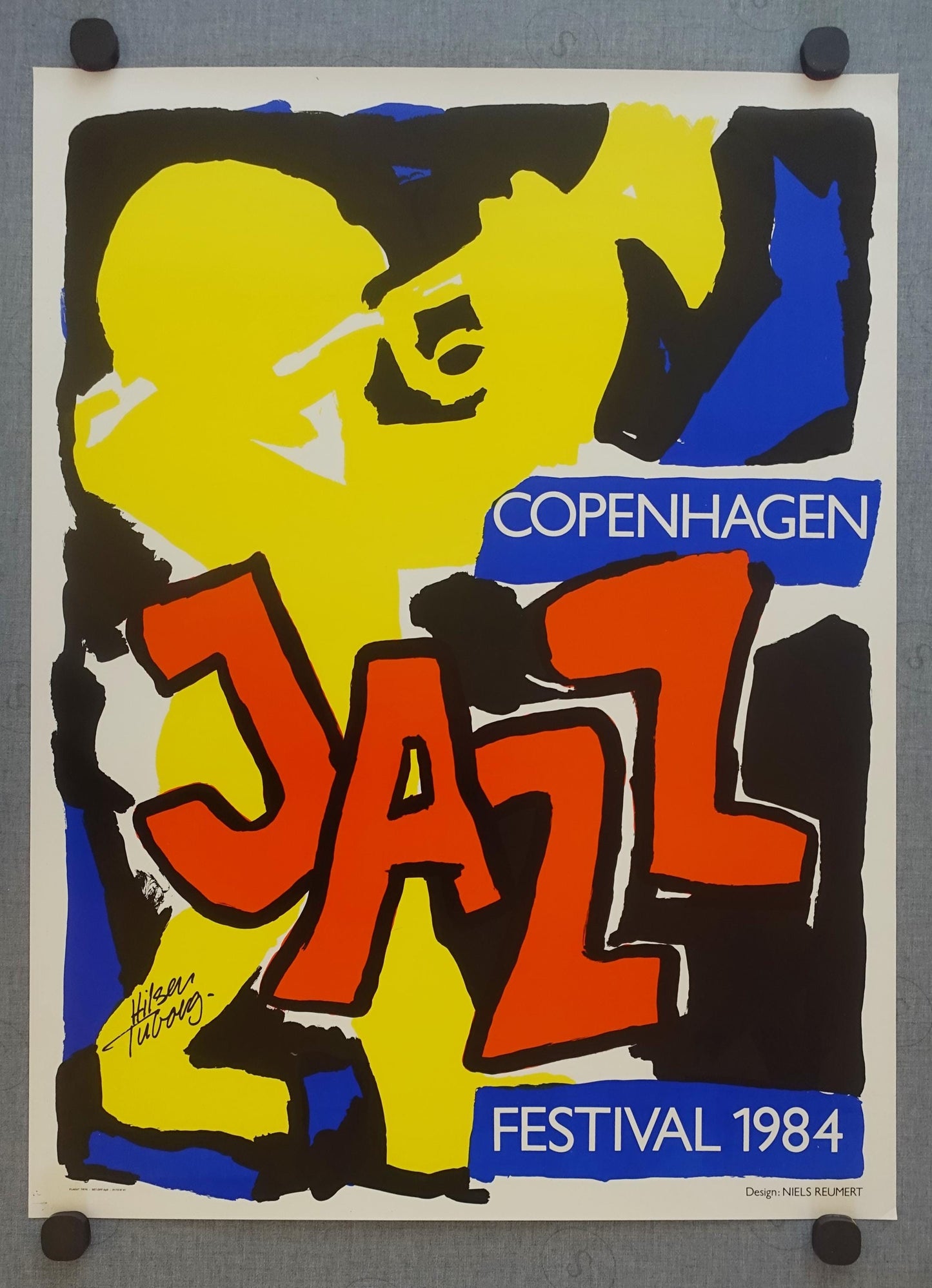 1984 Copenhagen Jazz Festival - Original Vintage Poster