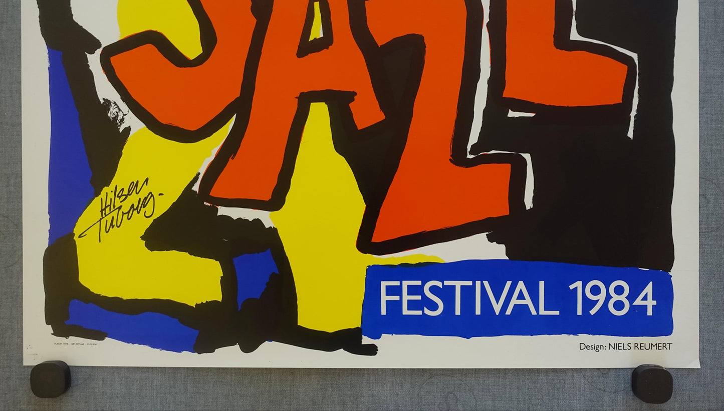 1984 Copenhagen Jazz Festival - Original Vintage Poster