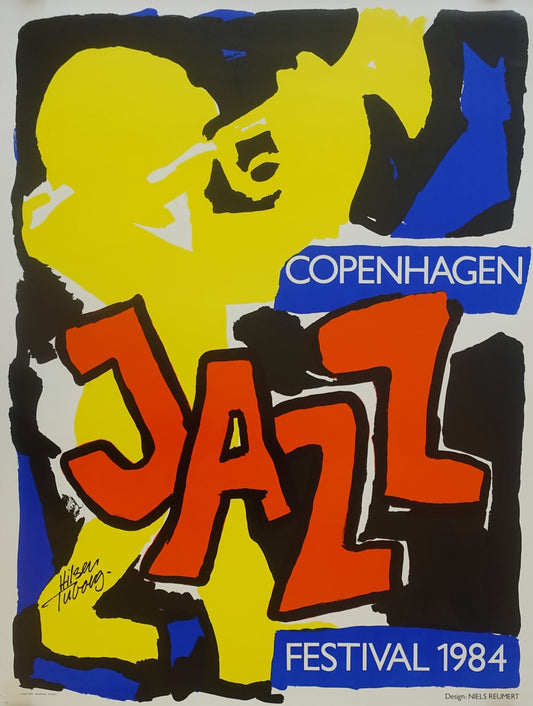 1984 Copenhagen Jazz Festival - Original Vintage Poster