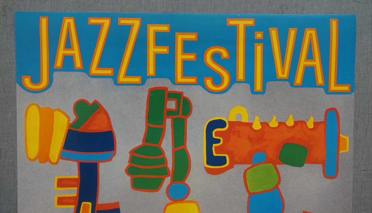 1993 Copenhagen Jazz Festival (signed) - Original Vintage Poster