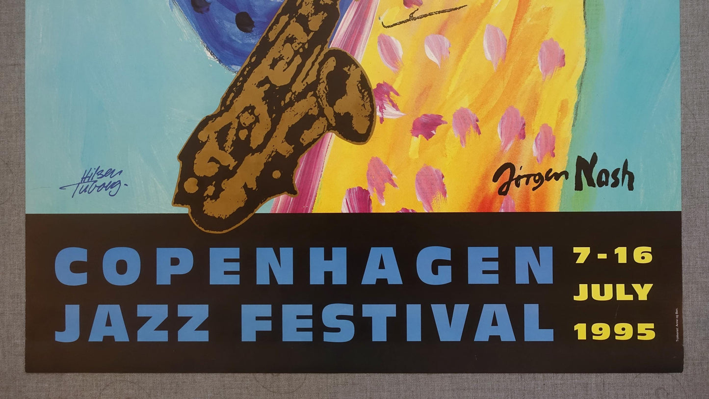 1995 Copenhagen Jazz Festival - Original Vintage Poster