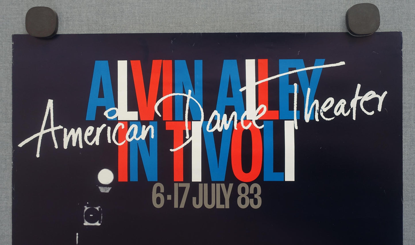 1983 Alvin Ailey's American Dance Theater in Tivoli Gardens II - Original Vintage Poster