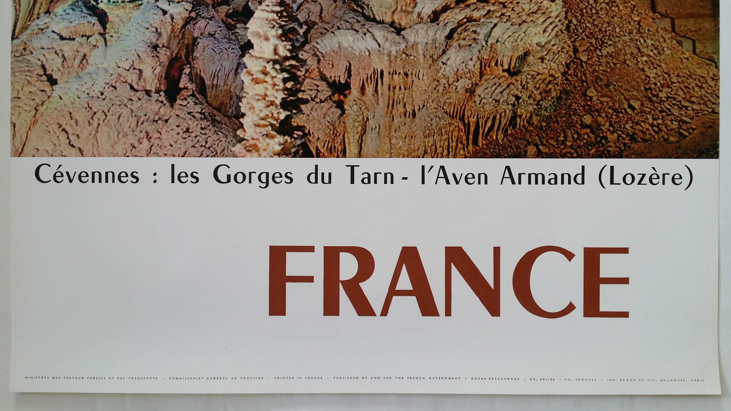1960s France Travel Poster, Les Cévennes, Les Gorges du Tarn - Original Vintage Poster