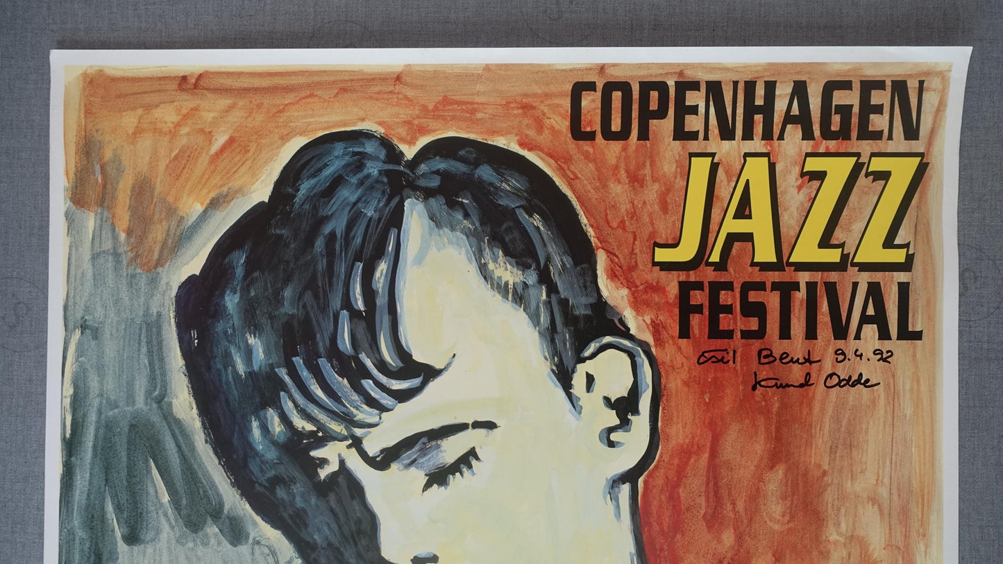 1992 Copenhagen Jazz Festival - Original Vintage Poster