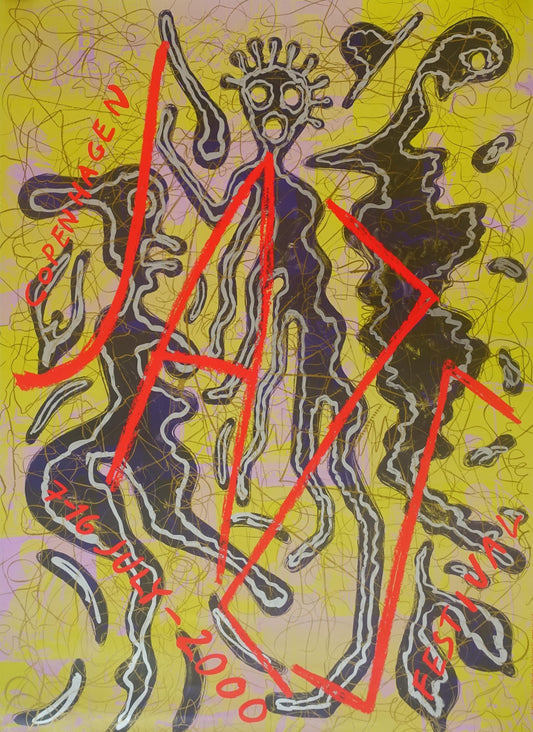 2000 Copenhagen Jazz Festival - Original Vintage Poster